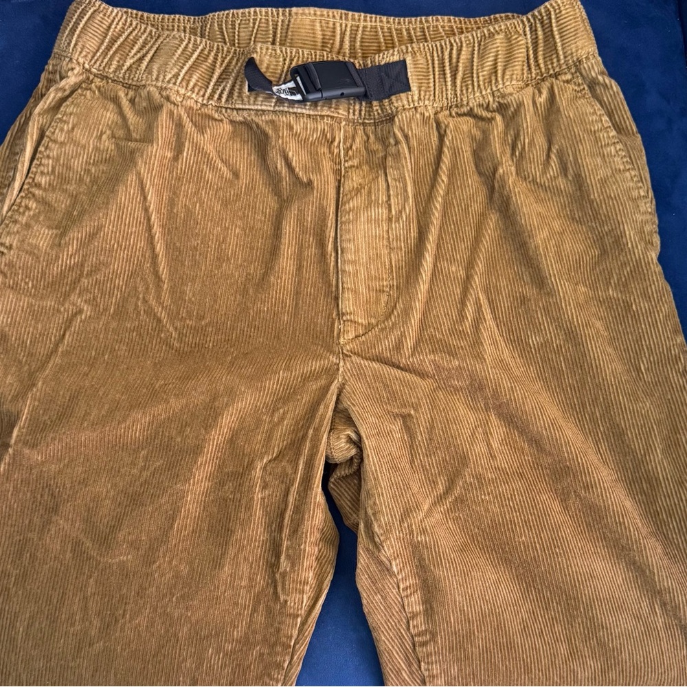 Men's Corduroy North Face Pants - Tan